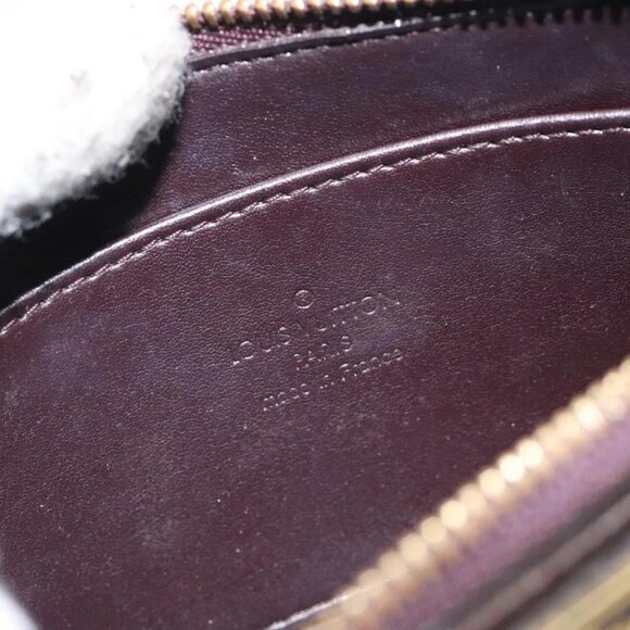 LOUIS VUITTON Monogram Vernis Trousse Cosmetics Amarante - Picture 13 of 16